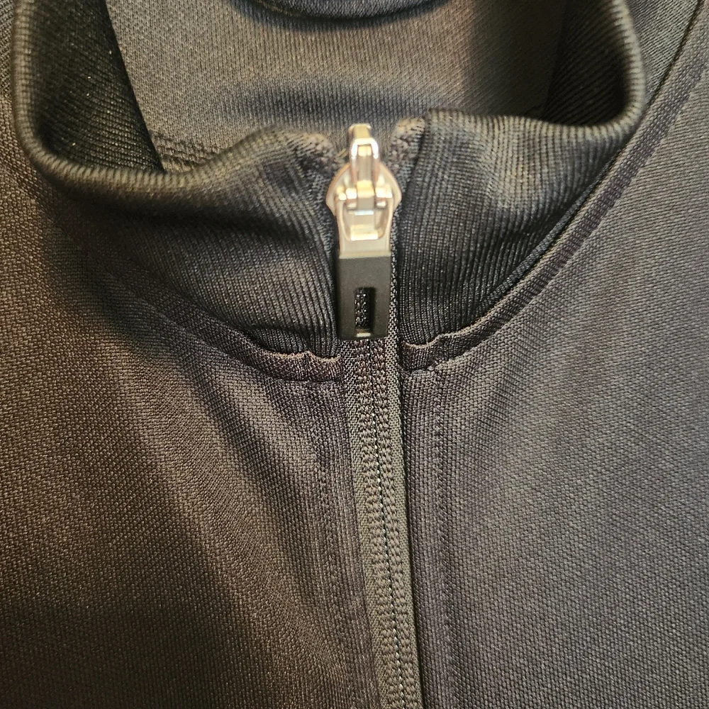 ADIDAS MEN'S TIRO 23 BLACK WHITE LEAGUE TRAINING JACKET SLIM FIT SIZE MEDIUM - Picture 7 of 9